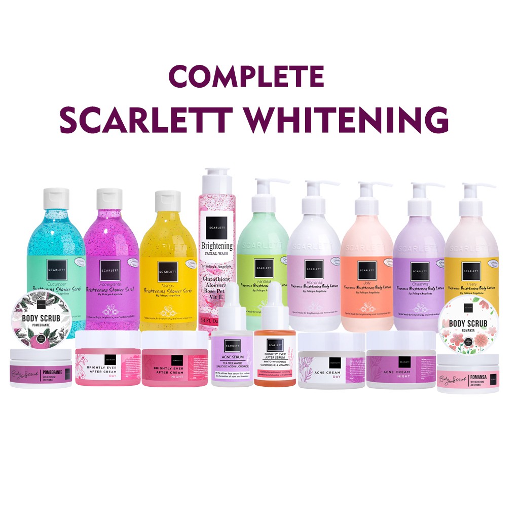 BISA COD - PAKET HEMAT SCARLETT WHITENING - ORIGINAL BPOM