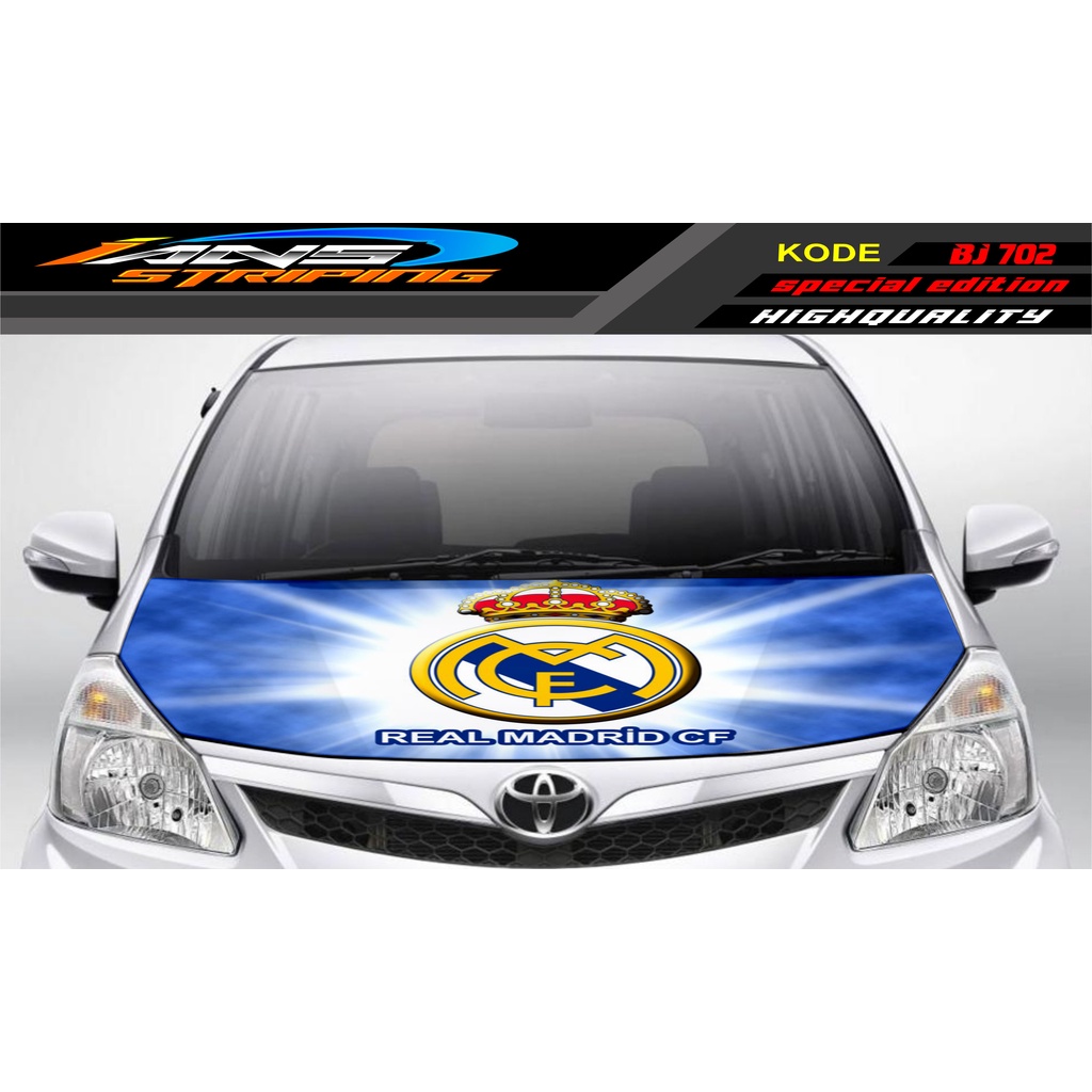 STICKER KAP MOBIL BRIO, AGYA, JAZZ, AVANZA, INOVA / DECAL STIKER CUP KAP MOBIL / STIKER KAP MESIN