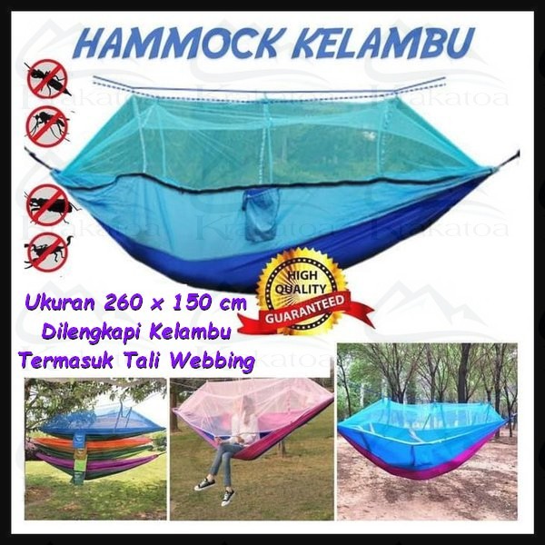 Hammock Kelambu ~ Tempat Tidur Gantung ~ Ayunan Hamock Hamok