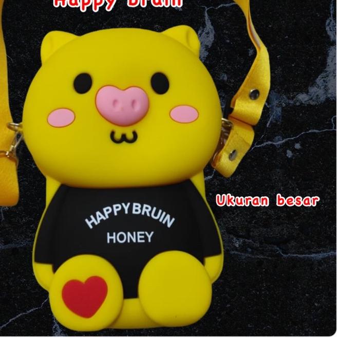 ✰ Tas Selempang Jelly Rubber Ukuran Besar JB08 JB07 ✪