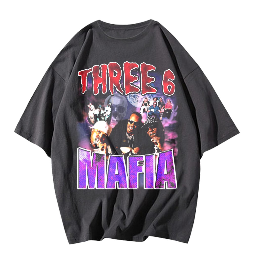 THREE 6 MAFIA VINTAGE STYLE OVERSIZE