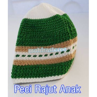 Peci Anak - Peci Bayi - Peci rajut anak bahan elastis