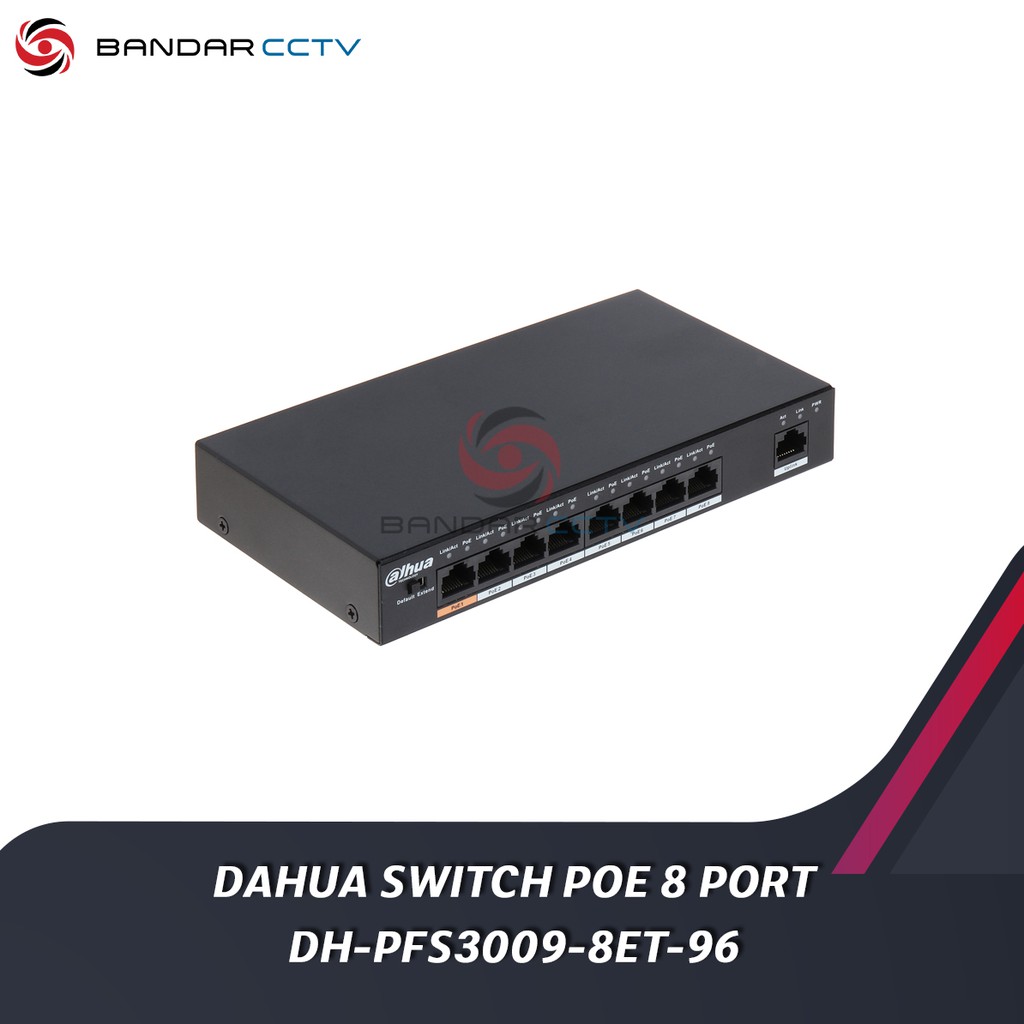 Dahua Switch Poe 8 Port DH PFS3009 8ET 96