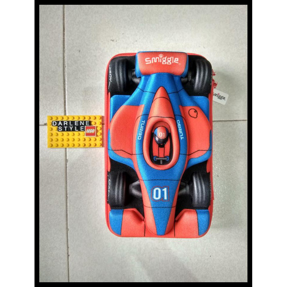 

Smiggle Racer Hardtop Pencil Case Red