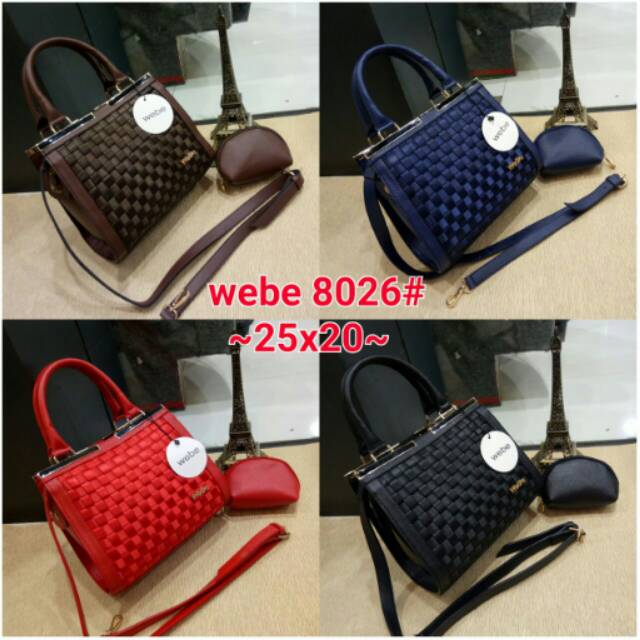 Tas wanita,WeBe jours 8026# set pouch