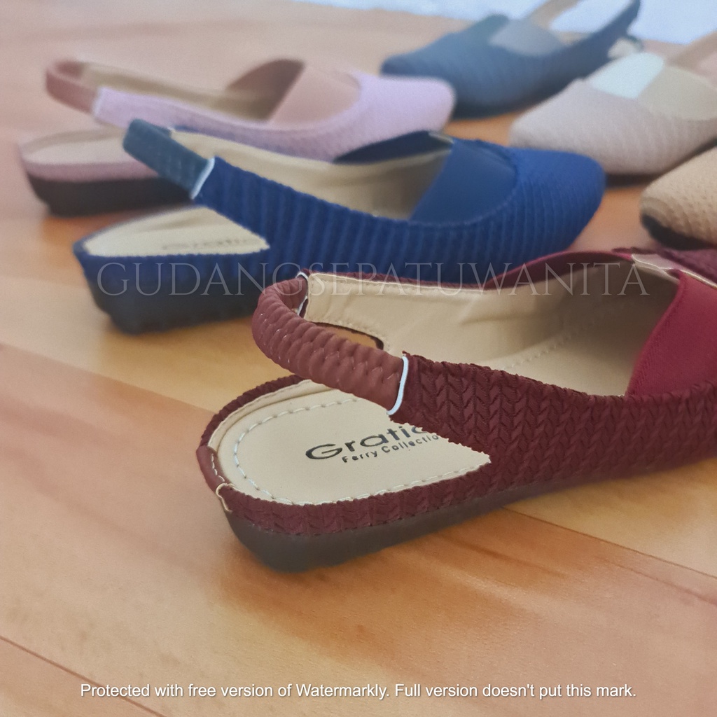 Gratica Sepatu Wanita Sandal Flat Tali Wanita AW 82