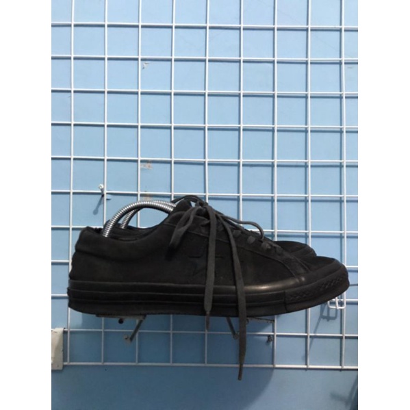 CONVERSE ONE STAR OX FULL BLACK SZ43 BUTUH MANDI SAJA 
