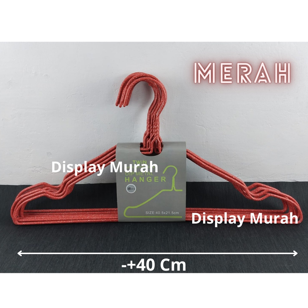 Hanger Kawat Coating Premium/Gantungan Kawat Gantungan Anti Karat Warna Warni/PAK C