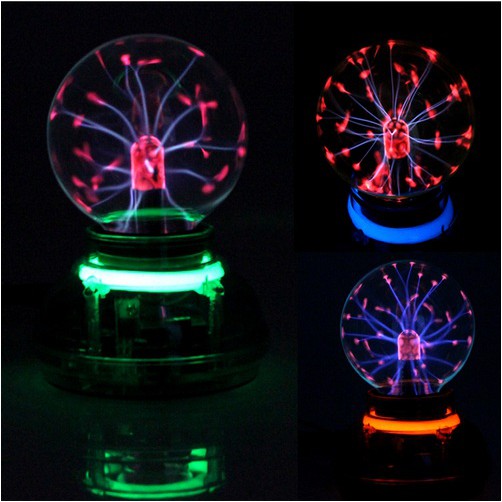 Pajangan Bola Elektro Optik ION elektrostatik Magic Plasma Ball Pembersih Udara Colokan Lubang Rokok