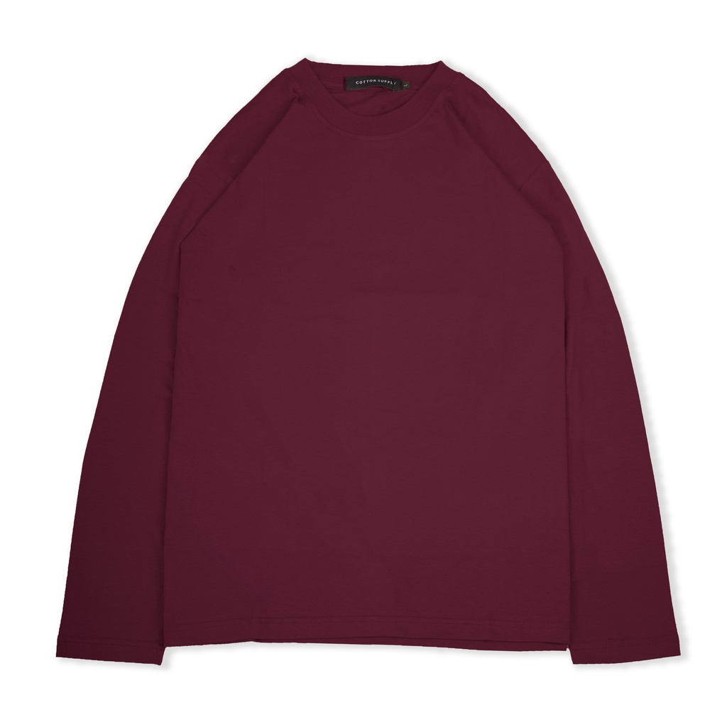 LONG TEES RED PLUM