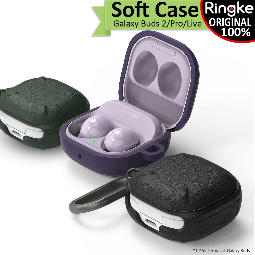 Soft Case Galaxy Buds 2 Pro FE Live Ringke Onyx Casing