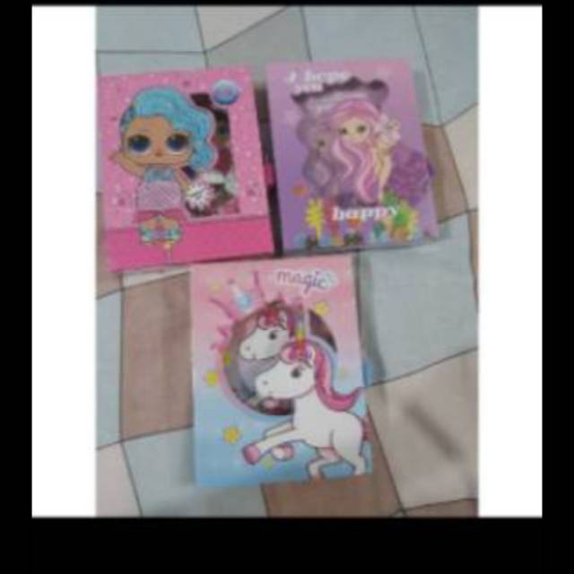 

Diary Gembok LOL Frozen and Unicorn