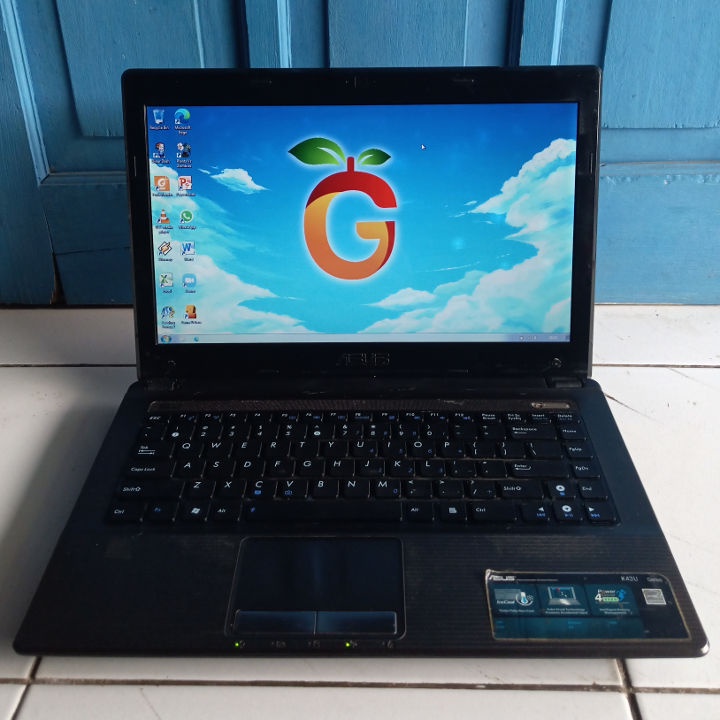 Asus K43U HDD 500GB RAM 4GB VGA ATI AMD Radeon Laptop Second Bekas