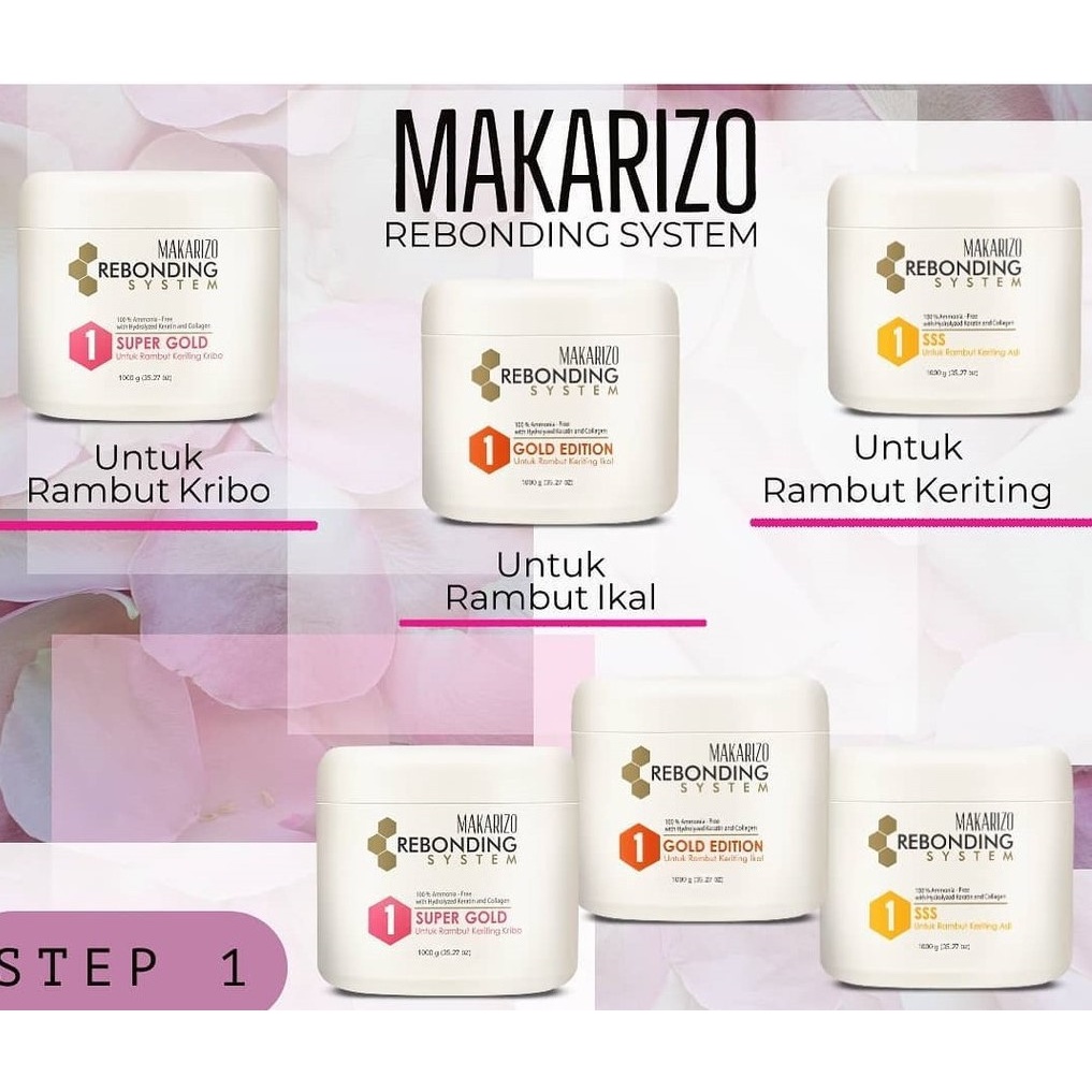 MAKARIZO REBONDING SYSTEM 1000GR STEP 1