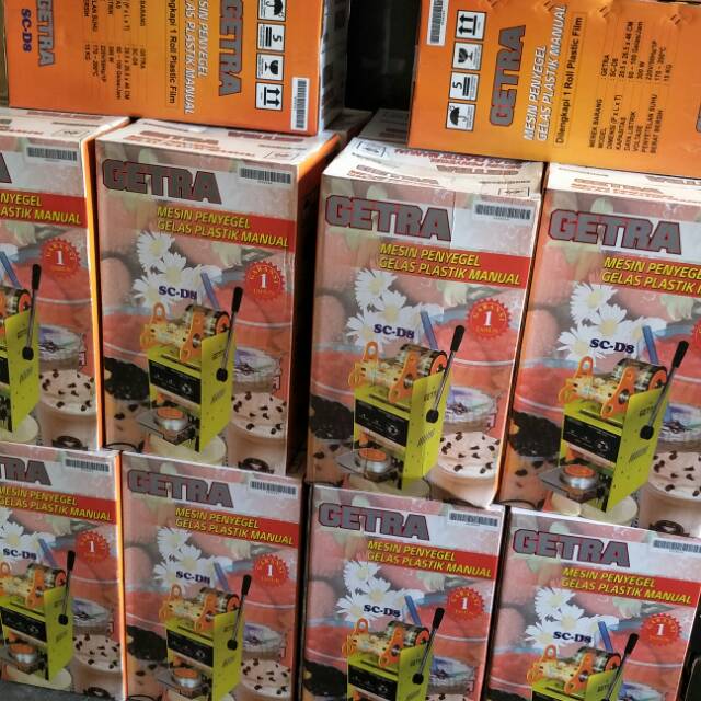 Mesin pres gelas (bonus plastik lid)