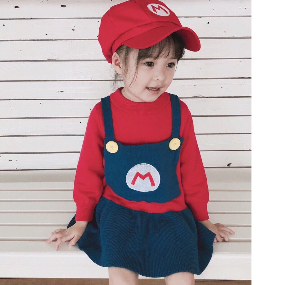 Dress Anak / Dress Mario Bross