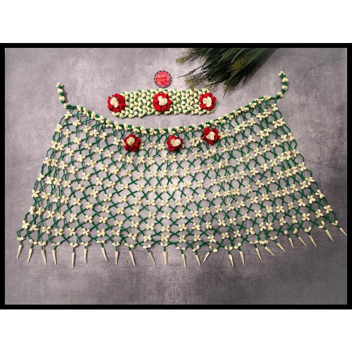 Bunga Imitasi - Melati Imitasi Siraman Ijo Tua