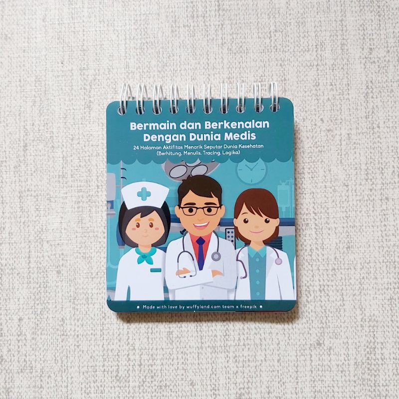 

Wipe And Clean Book-Dunia Medis(FREE Spidol Boardmarker)