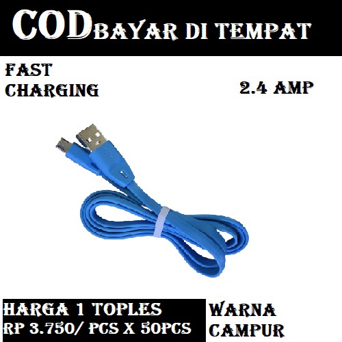 KABEL DATA FAST CHARGING MICRO 2.4 A Termurah