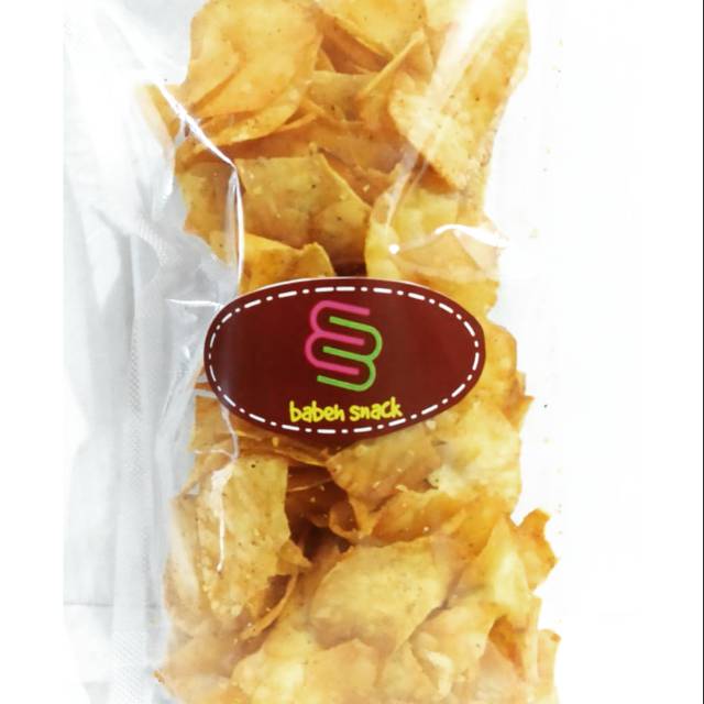 

Kripik singkong pedas gurih