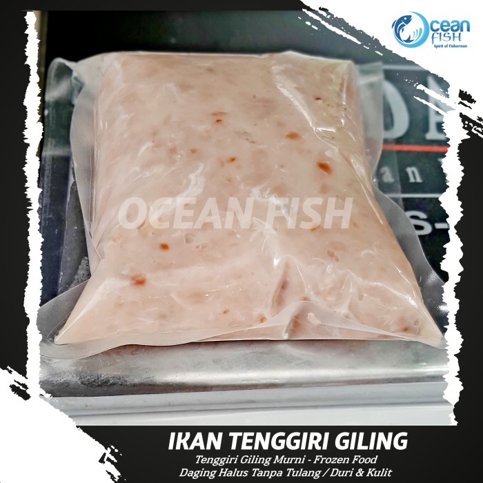 

Ikan Tenggiri Giling 500gr - Daging Tenggiri Giling Halus Frozen - Daging Tenggiri Halus Segar - Tenggiri Halus Giling