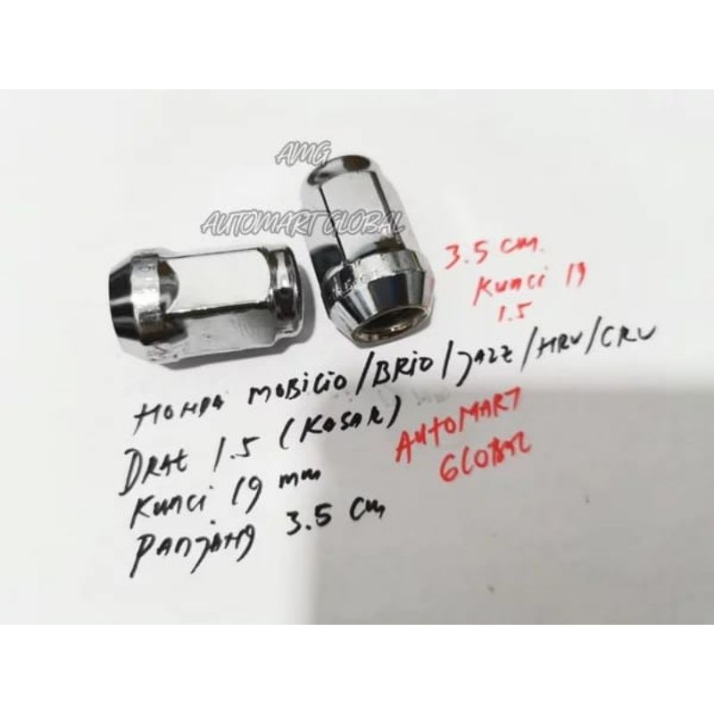 mur baut roda honda mobilio brio hrv crv brv jazz  merk fujita