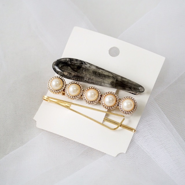 SALE Korean Pearl Hair Barrettes, Hairclip, Hairpin, Jepit Mutiara