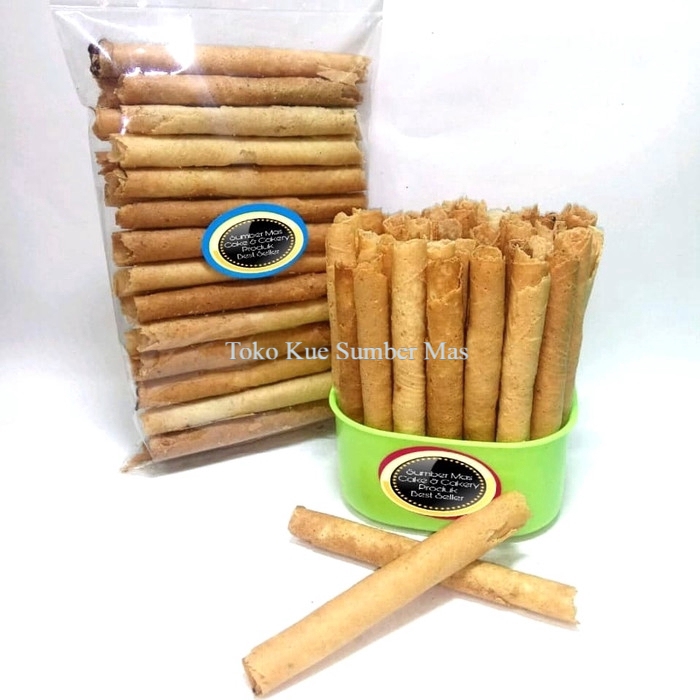 SEMPRONG ROLL 250 gr / SEMPRONG RENYAH SEKALI / Semprong Wijen / Semprong Panjang / Kiloan