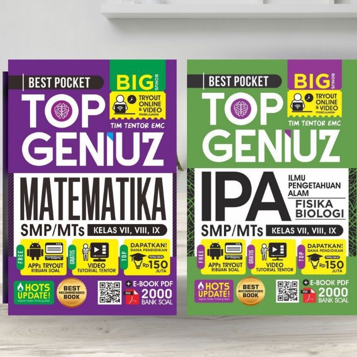 Buki Rangkuman SMP Top Geniuz Matematika dan IPA