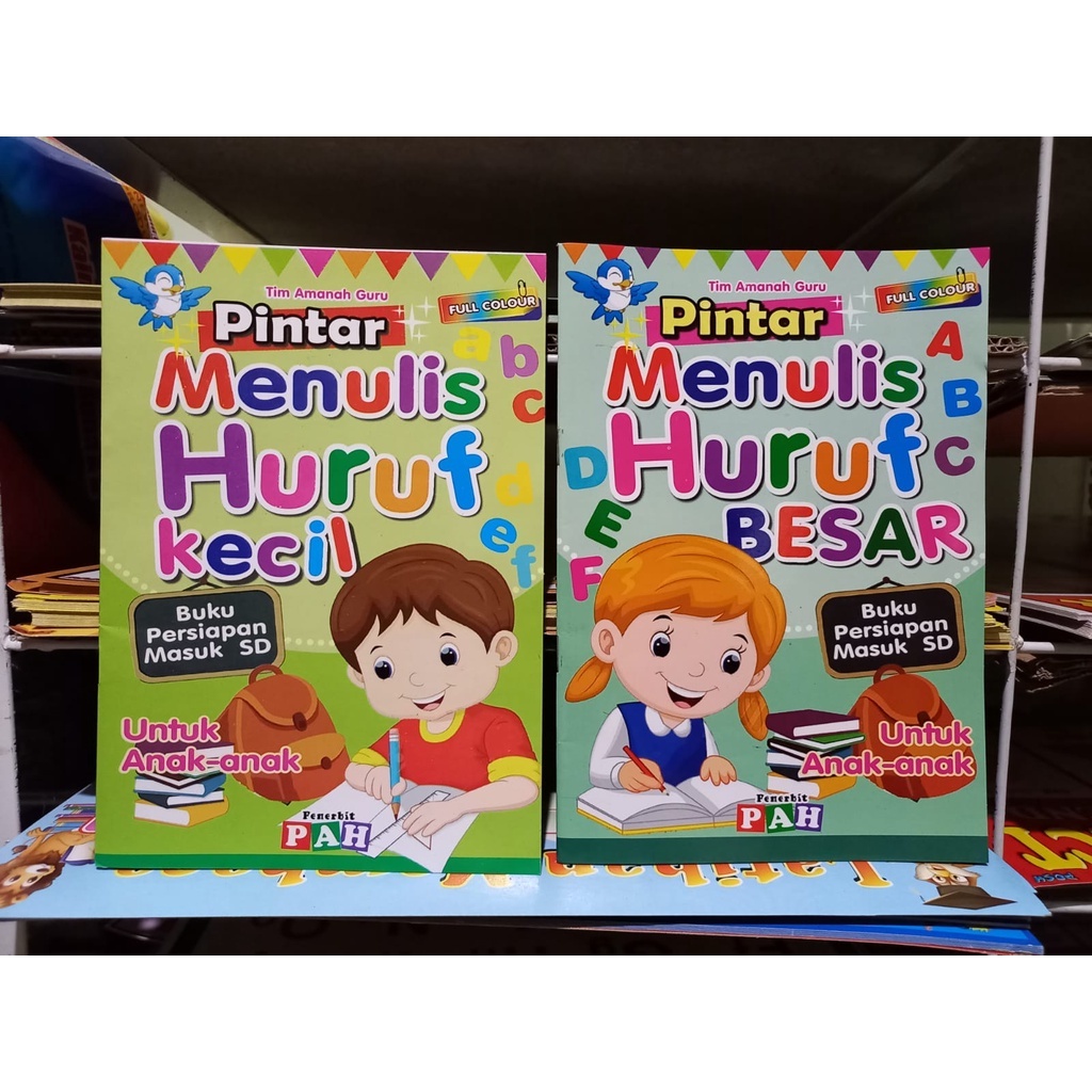 Buku Anak Pintar Menulis Huruf Kecil dan Huruf Besar (FULL COLOR)