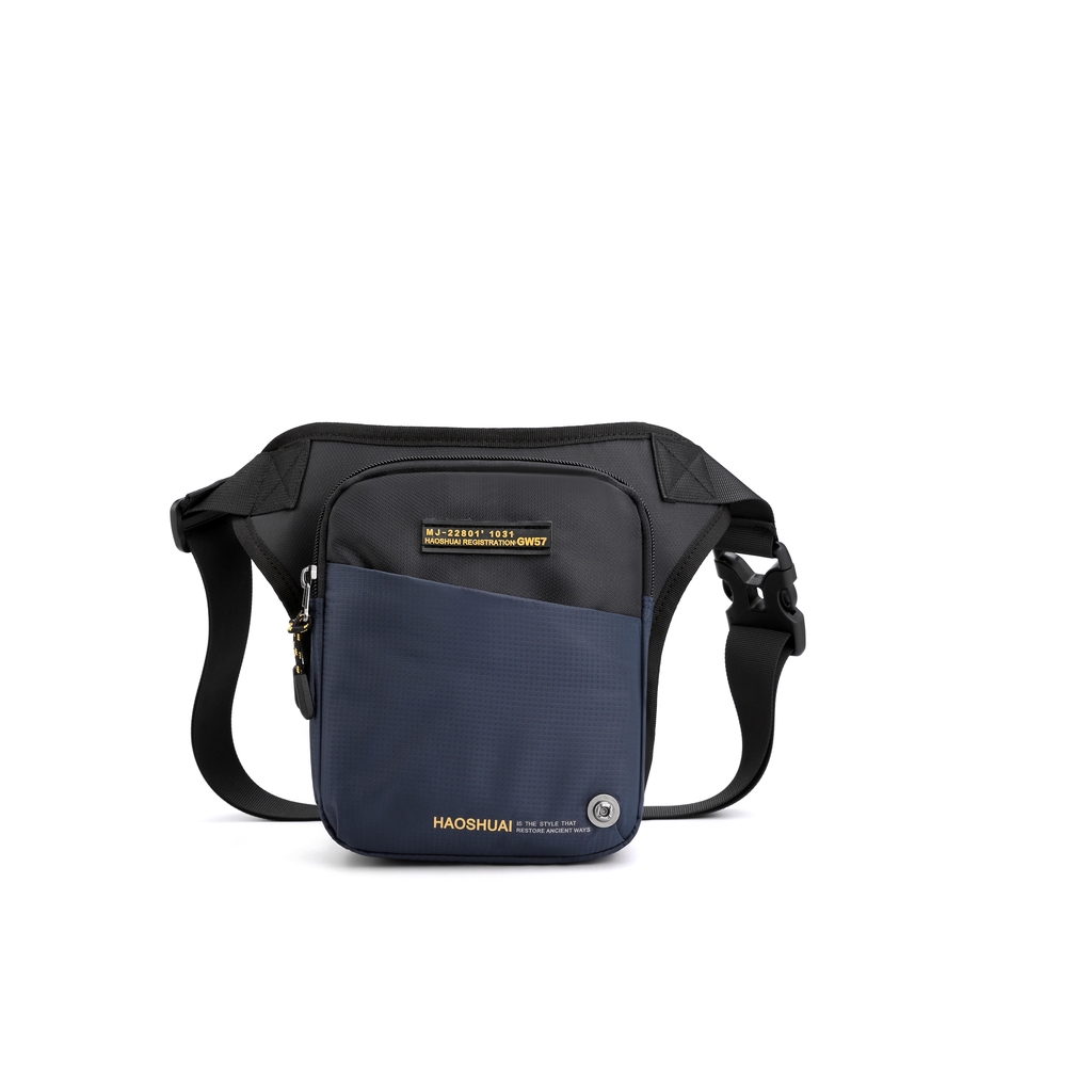 HAOSHUAI 6804 Tas Pinggang Pria Waistbag Anti Air Premium WK-SBY