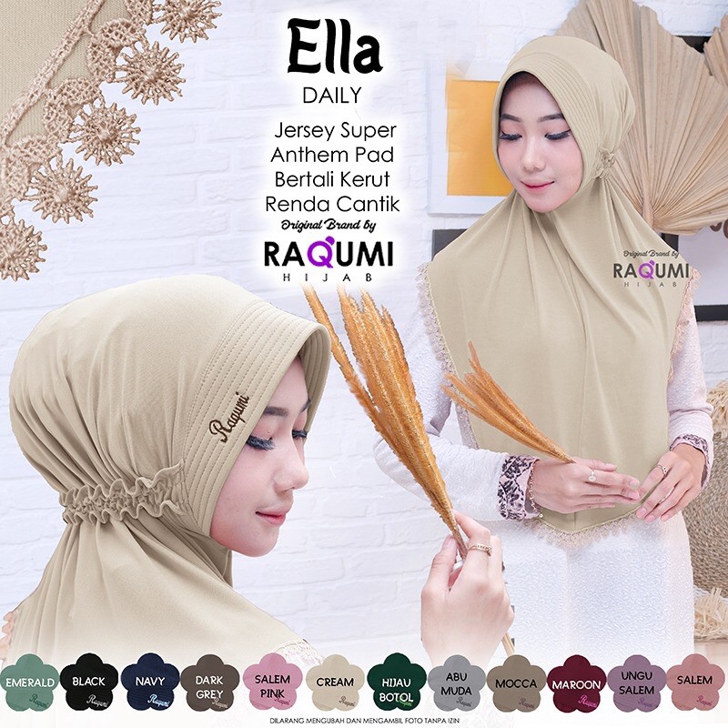[ORIGINAL Raqumi] Ella Daily Hijab/Khimar by Raqumi Hijab