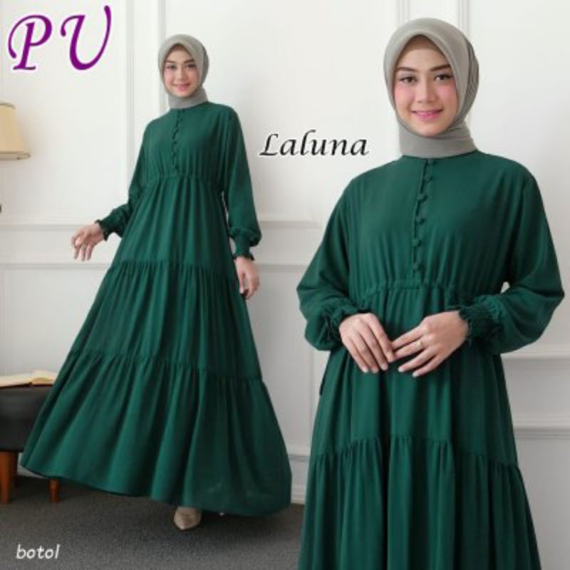 laluna maxy/gamis Ori/gamis murah/gamis busui