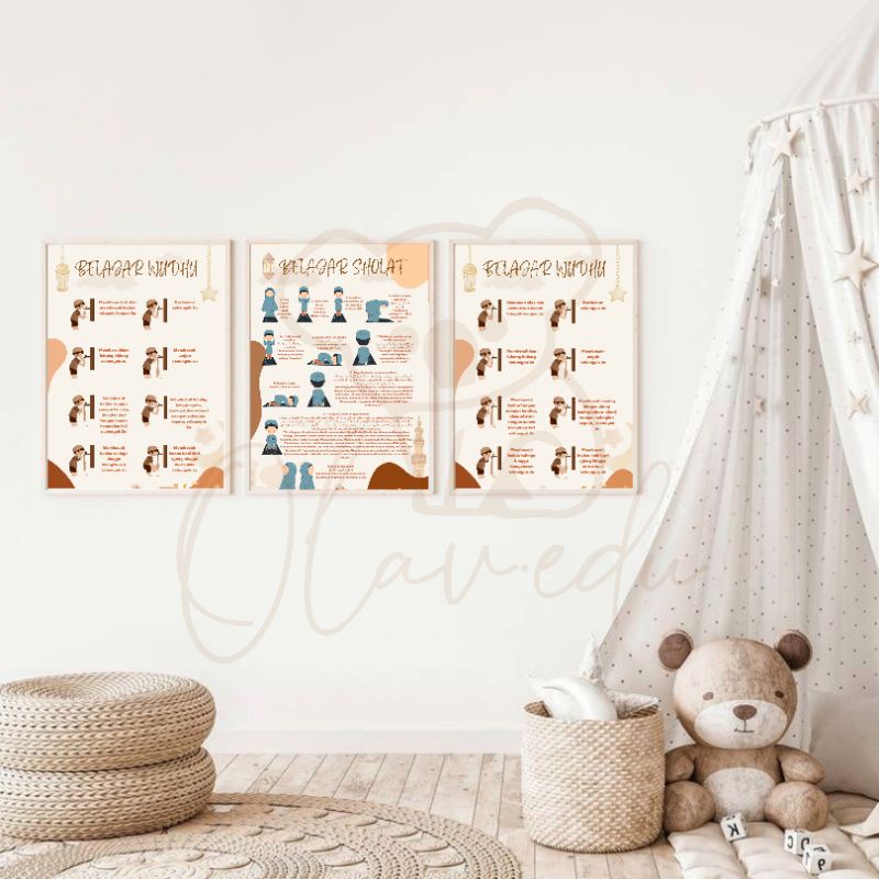 

Poster Edukasi Anak Aesthetic Boho Seri Belajar Sholat dan Wudhu Olav.edu