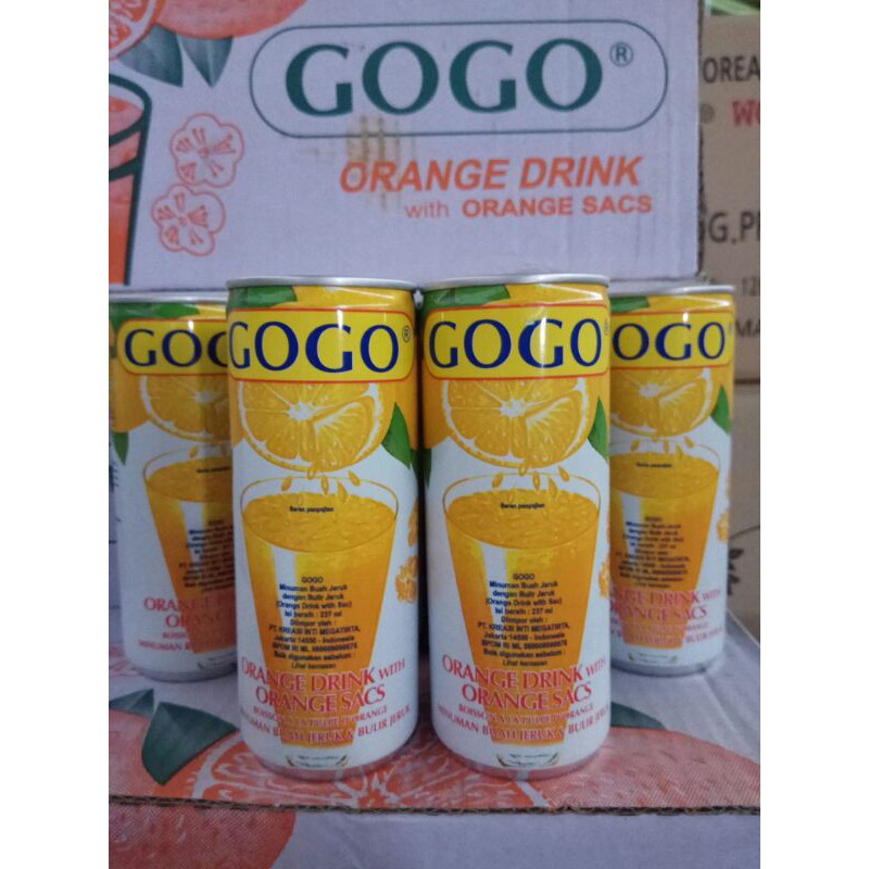 

Gogo Orange Drink - 237 ml