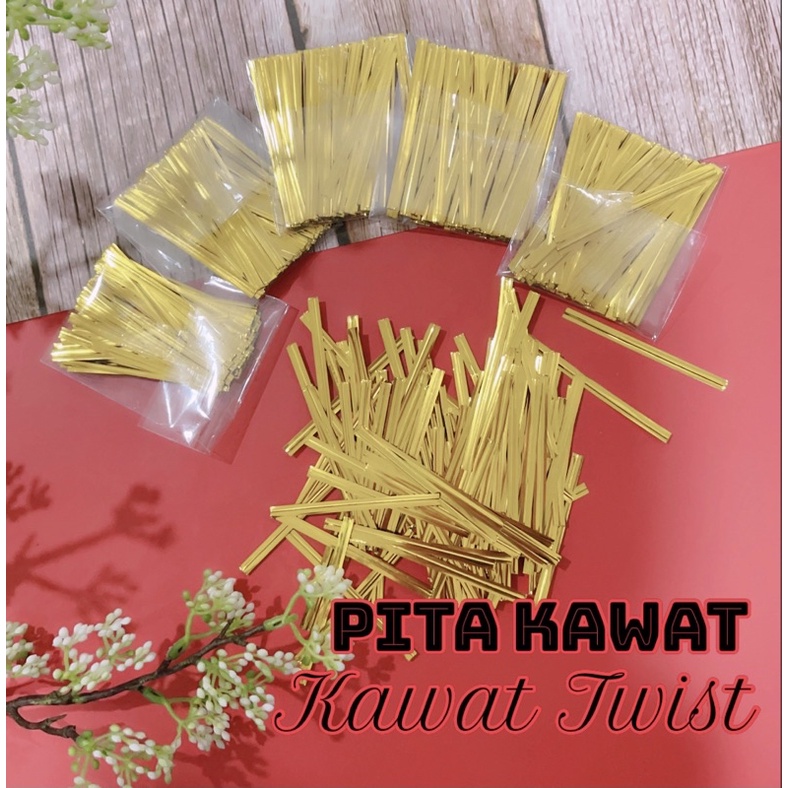 AZ Pita Kawat Souvenir /Kawat Twist /Kawat Pengikat Serba Guna Metalic kawat