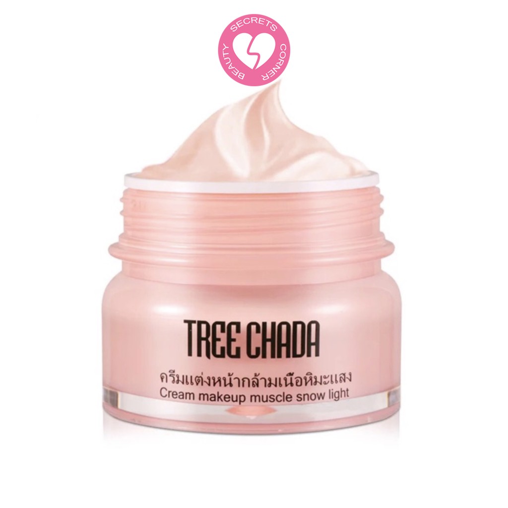 Cream Makeup [Tree Chada] Muscle Snow Light Thailand Bangkok BB CC Cream Pemutih Lotion Treechadano