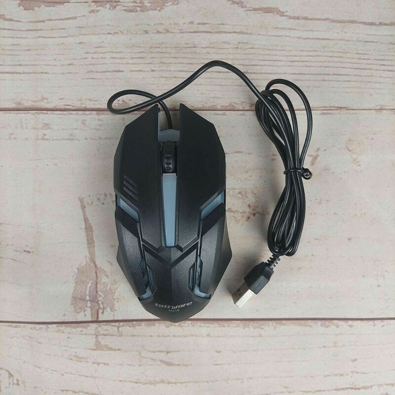 Mouse Gaming LED RGB 1000 DPI TaffWare - M618