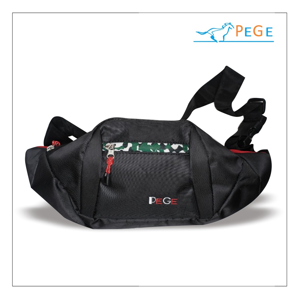 Tas Slempang Waistbag Pria Wanita Unisex Tas Pinggang PEGE Kasual Keren Kekinian - PG 8807