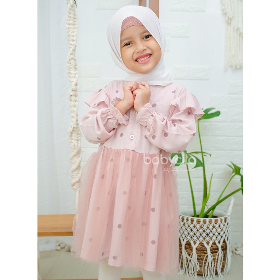 Tunik Cila Polka Mix Tulle by baby cila / Ready S