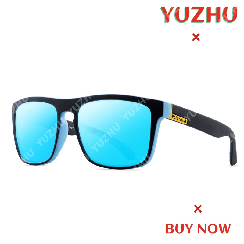 (YUZHU) Bayar di Tempat Terpolarisasi Kacamata Pria Square Driver Shade Classical Sunglasses Women/Men