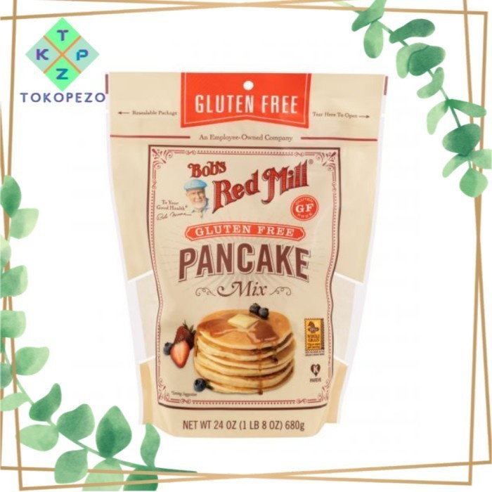 

TERBARU Bob's Red Mill Gluten Free Pancake Mix 680 gr | Tepung Kue Vegan
