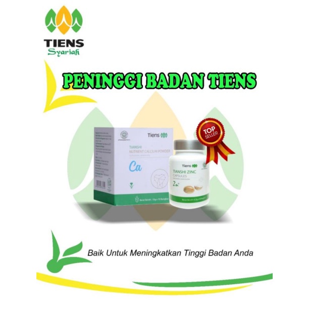 Jual Paket peninggi Badan Tiens Calcium & Zinc | Shopee Indonesia