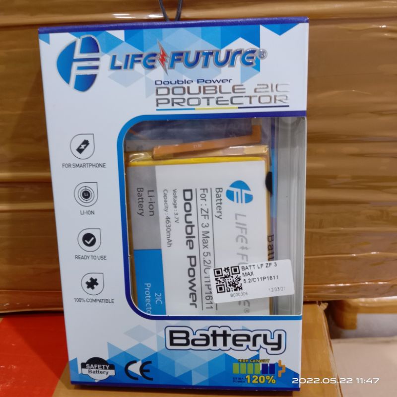 BATTERY LIFE FUTURE ZENFONE 3 MAX 5.2 / ZC520TL DOUBLE POWER