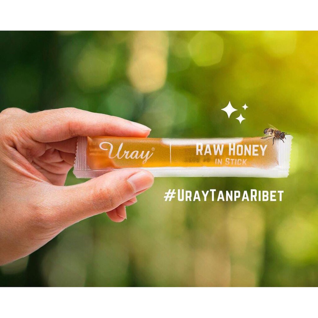 Madu Uray Stick Sachet 10 stick x 12 gram Raw Honey