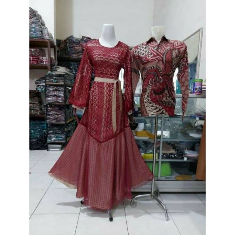 GAUN PESTA MAXMARA / COUPLE NEALAM MEWAH PREMIUM QUALITY / GAMIS COUPLE