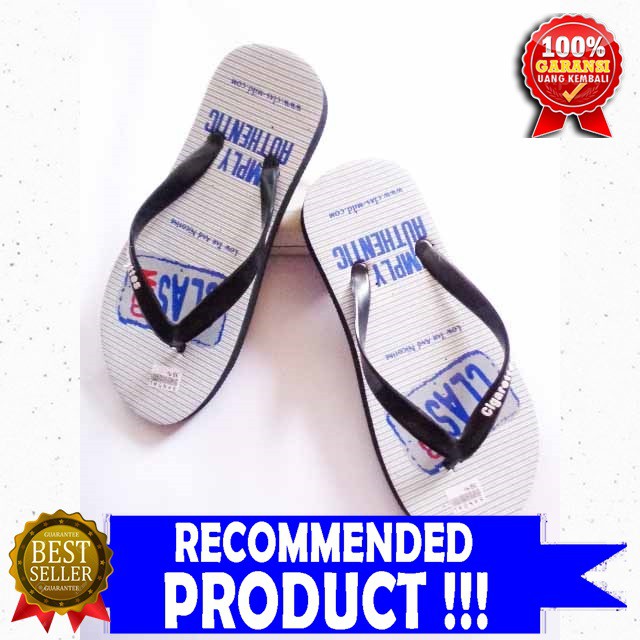 TERMURAH  SANDAL SPON MOTIF ROKOK PRIA KEKINIAN - SANDAL ROKOK PRIA- Juragan Sandal Murah