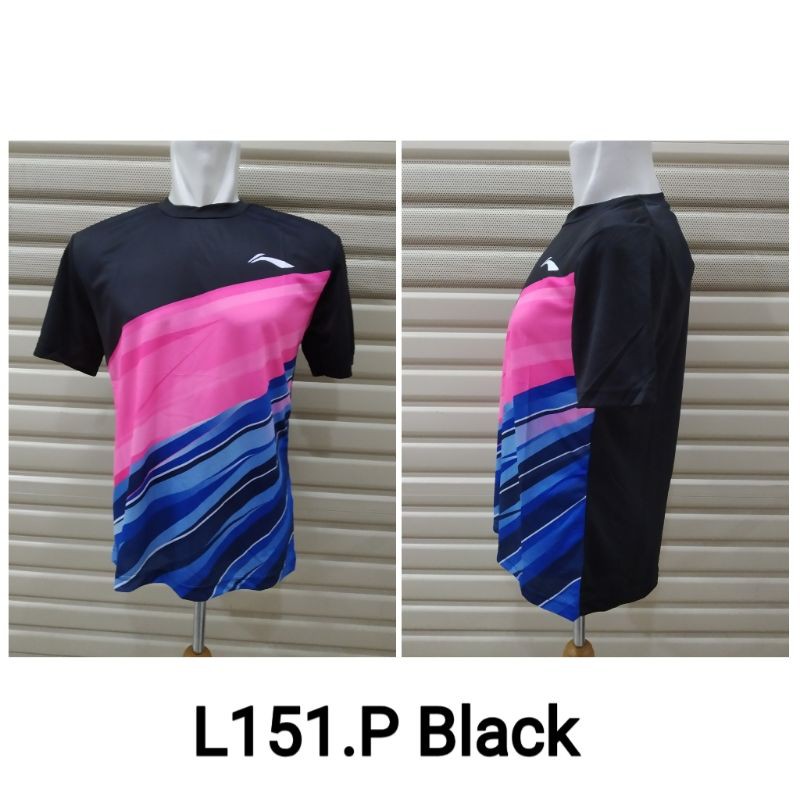 Baju Badminton / Kaos Bulutangkis L151 Polos