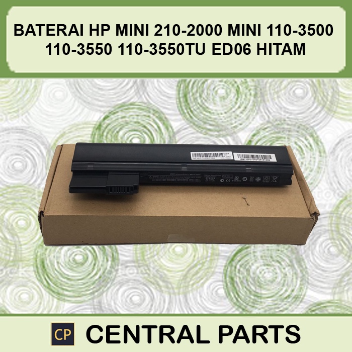 Baterai HP MINI 210-2000 Mini 110-3500 110-3550 110-3550TU ED06 BLACK