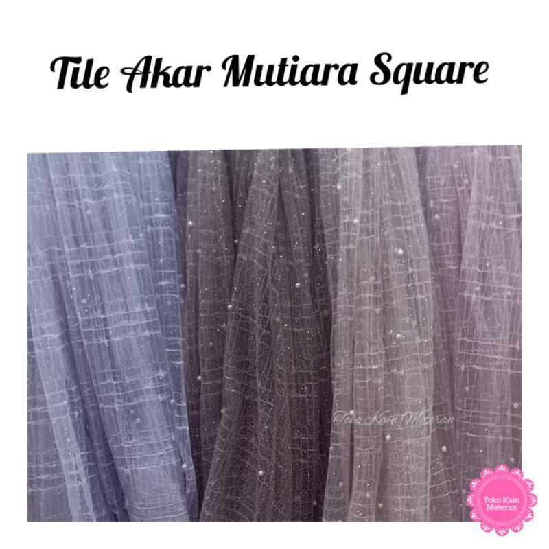 KAIN TILE AKAR MOTIF KOTAK-KOTAK / KAIN BRAIDESMAID